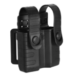 Porta Carregador Duplo Tab Lock Passador Bélica - Preto