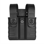 Porta Carregador Duplo Tab Lock Passador Bélica - Preto - Imagem 2