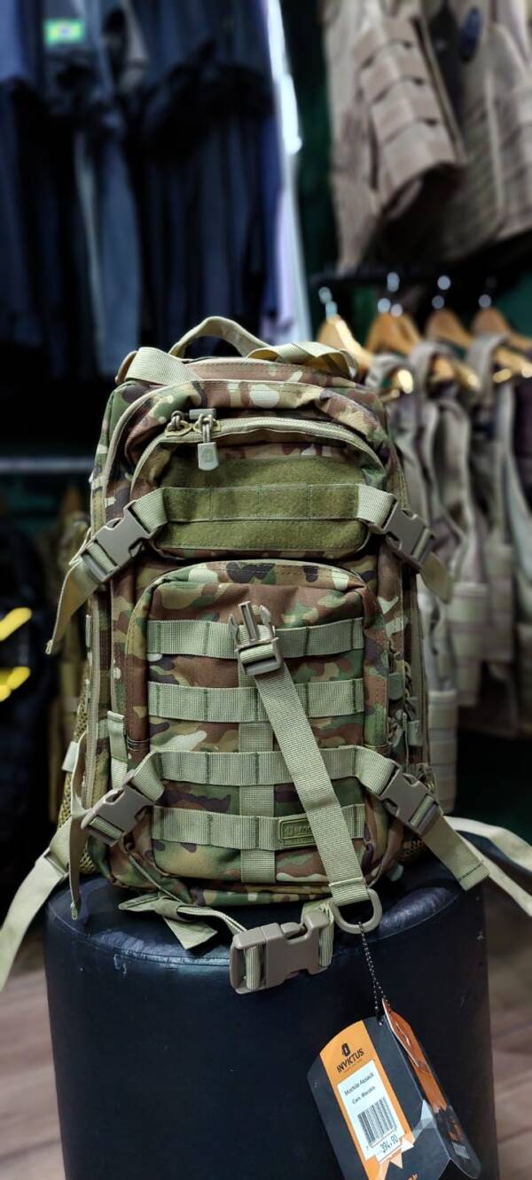 Mochila Tática Assault - cam warskin 30L - Imagem 2