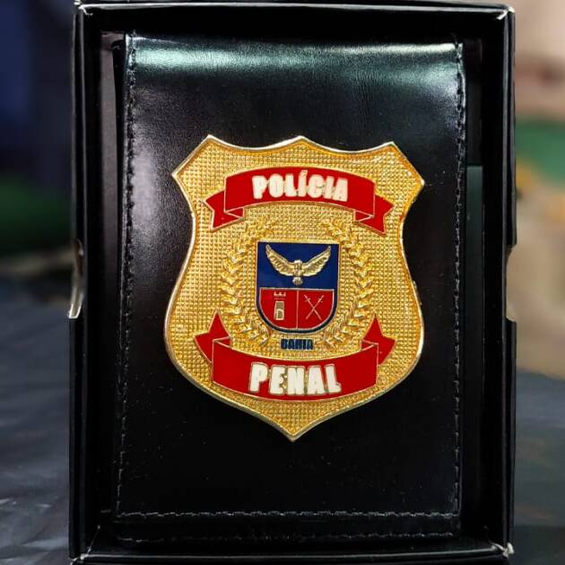 CARTEIRA DISTINTIVO POLÍCIA PENAL