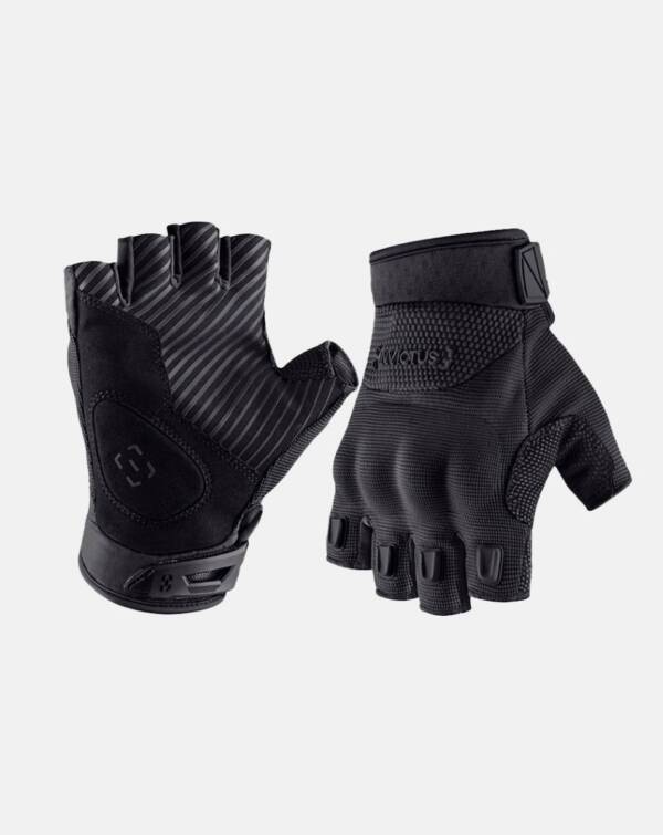 LUVA FINGERLESS BUNKER PRETO - MEIO DEDO - Imagem 6