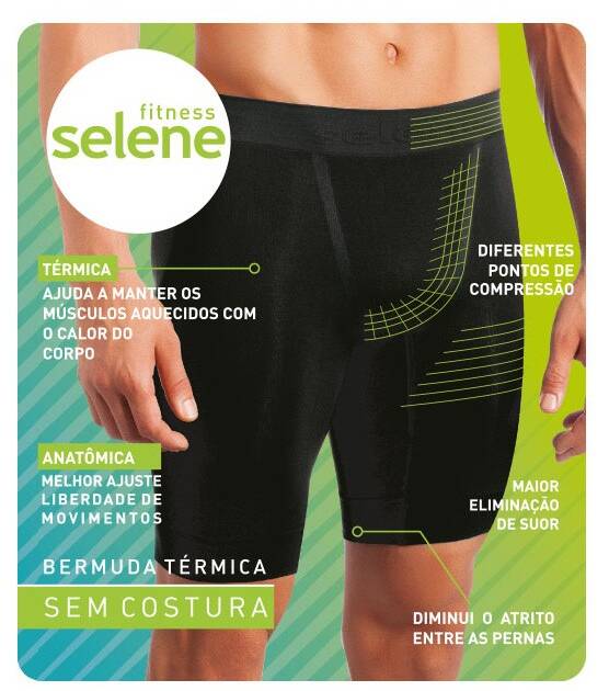 Bermuda Térmica Sem Costura Selene